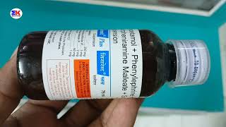 Sinarest Plus Suspension  Chlorpheniramine Maleate Paracetamol Phenylephrine Sodium Menthol Syrup [upl. by Vidovik79]