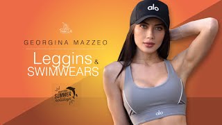 Georgina Mazzeo Leggins Shorts and Swimwears [upl. by Kappenne]