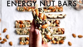 NUT BARS  tasty energy snack [upl. by Adile]