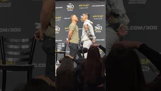 🤝 JUSTIN GAETHJE FACES OFF WITH MAX HOLLOWAY AHEAD OF THE BMF CHAMPIONSHIP FIGHT [upl. by Ostler]