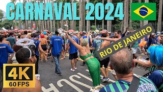 4K⁶⁰  👉🇧🇷 CARNAVAL 2024  RIO DE JANEIRO  RJ  BRASIL  4K 60fps [upl. by Ynalem]