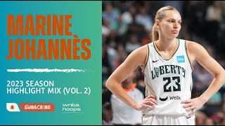 Marine Johannès Highlight Mix Vol 2 2023 Season  WNBA Hoops [upl. by Erdnaet]