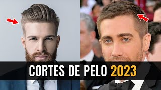 Cortes de PELO para HOMBRE en 2023  ¡Tienes que probar el TERCER LOOK [upl. by Slerahc]