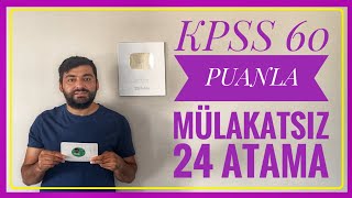 KPSS 60 PUANLA 24 MEMUR ALIMI BÄ°NGÃ–L ÃœNÄ°VERSÄ°TESÄ° MÃœLAKATSIZ 24 MEMUR ATAMASILÄ°SE Ã–NLÄ°SANS LÄ°SANS [upl. by Melantha]