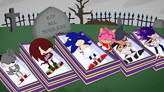 All SonicEXE Funeral  FNF Animation Sonic  Come and Learn With Pibby  Antoons [upl. by Wolgast191]