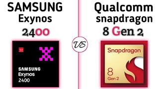 SAMSUNG Exynos 2400 vs Snapdragon 8 Gen 2  whats a better For Midrange Gaming [upl. by Ynatsed961]