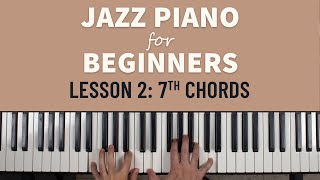 Jazz Piano for Beginners  Chords Lesson 2 [upl. by Anyr903]