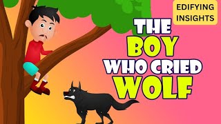 STORY FOR KIDS  The boy who cried wolf   Bedtime stories Edifying Insights storytime story [upl. by Feucht]