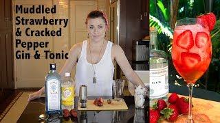 DDD Ep 37  Muddled Strawberry amp Cracked Pepper Gin amp Tonic [upl. by Lussi973]