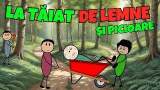 LA TAIAT DE LEMNE SI PICIOARE [upl. by Licko]