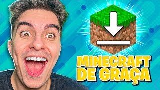 COMO BAIXAR MINECRAFT DE GRAÇA  TUTORIAL COMPLETO [upl. by Dnomse851]