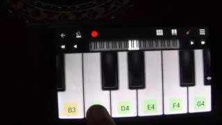 Nira jaile risaune piano in mobile [upl. by Gotthelf]