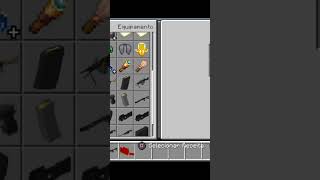 mod de arma para Minecraft pe 121 minecraftshorts [upl. by Retlaw244]