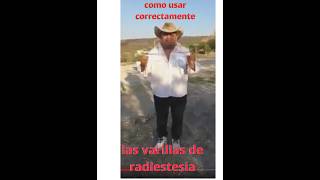 Uso correcto de las varillas de radiestesia para buscar agua y oro short shorts pozos [upl. by Oiceladni]