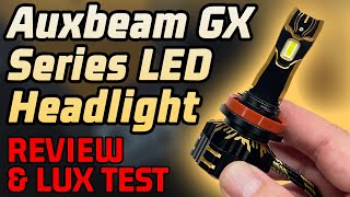 The NEW Leader in BRIGHTNESS 🌟 Auxbeam GX LED Headlight Review and Lux Test [upl. by Fisch496]