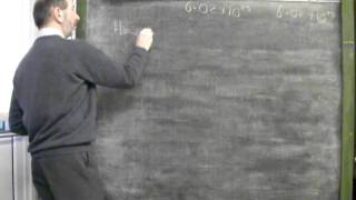 SQA Higher Chemistry Unit 1 Lesson 20 Avogadros Constant  Introduction [upl. by Colene]