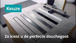 Zo kiest u de perfecte douchegoot  Douchegoot plaatsen en inspiratie [upl. by Natsreik]