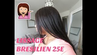 LISSAGE BRESILIEN MAISON A 25 EUROS 😱😍résultat en fin de vidéo sans plaque [upl. by Ahsied]