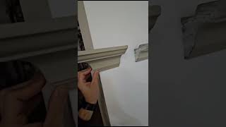 How to cut external coving corners with a mitre saw At Homemerce we produce premium covings [upl. by Joane]