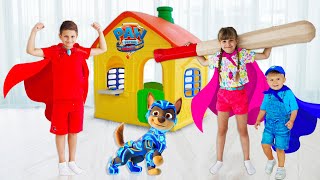 Diana and Romas Mighty PAW Patrol Adventure [upl. by Newbill]