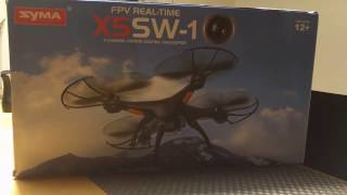 drone syma X5sw DANSK [upl. by Atik]