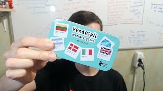 My sister gifted Vendespil Memory game to me  FROM ITALY  Designed with love in Denmark [upl. by Ttevy173]