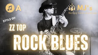 Blues Rock ZZ Top type Backing Track in A [upl. by Enomed]