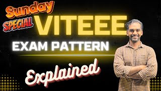 VITEEE Exam Pattern Explained 🔥 [upl. by Hyatt162]