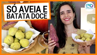 TEM BATATA DOCE E AVEIA FAÇA UM PÃO DE BATATA FOFINHO DE 2 INGREDIENTES S GLÚTEN E VEGANO [upl. by Ghassan]