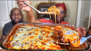 THE PUERTO RICAN LASAGNA I NEVER KNEW I NEED PASTELON MUKBANG EATING SHOW [upl. by Landel]