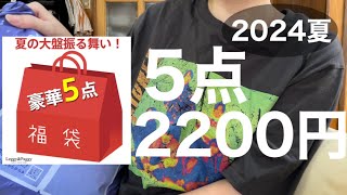 【福袋】5点2200円の福袋開封 最近評価が高いレギーampパギーの福袋購入してみました【楽天】 [upl. by Utta]