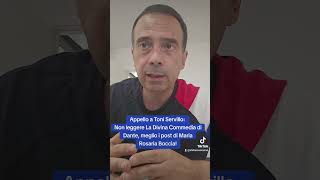 Appello a Toni Servillo Non leggere La Divina Commedia meglio i post di Maria Rosaria Boccia [upl. by Ahsilav276]