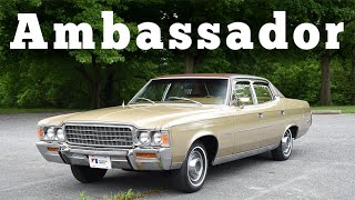 1972 AMC Ambassador Brougham Sedan Regular Car Reviews [upl. by Chaing]