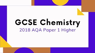 GCSE CHEMISTRY PAPER 1 REVISION [upl. by Naujahs872]