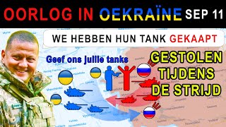 11 september ONGELIJKBAAR Oekraïners ACHTERVOLGEN RUSSEN IN EEN GESTOLEN RUSSISCHE TANK [upl. by Altaf]