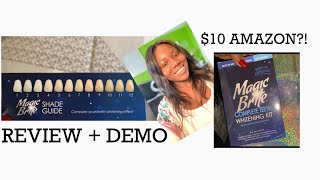 MAGIC BRITE TEETH WHITENING KIT demoreview [upl. by Sotnas]