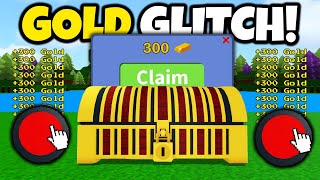 300 GOLD in 5 SECONDS USE FAST  Build a boat for Treasure ROBLOX [upl. by Haimrej681]