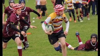 Will Gatus u11 Rugby Highlights 2015 [upl. by Yhtomiht]