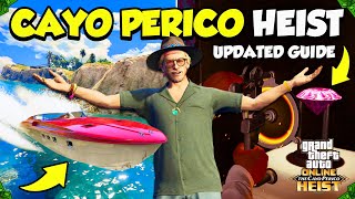 UPDATED 2024 GTA 5 Online SOLO ELITE Cayo Perico Heist Guide Setups  Stealth ELITE Finale [upl. by Moore]