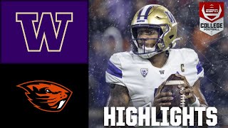 Washington Huskies vs Oregon State Beavers  Full Game Highlights [upl. by Gardel]