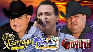 Chuy Lizárraga Julio Preciado amp El Coyote  Puros Corridos Con Banda Para Pistear  Mix 30 Éxitos [upl. by Yauqaj]