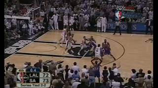 Derek Fisher 04 Game Winning Shot [upl. by Assenal]