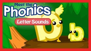 Meet the Phonics Letter Sounds  b [upl. by Dnalro]