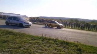 Renault Clio II RS 20 16V Sport vs Citroen Saxo VTS [upl. by Elockin]