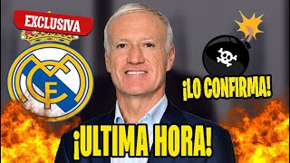 ¡DESCHAMPS SUELTA LA BOMBA CON EL MADRID ¡LO CONFIRMA  NOTICIAS DEL REAL MADRID HOY [upl. by Aidnyc866]