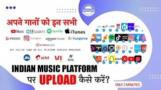 How To Upload Your Song On Instagram And All Music Platforms Wynk JioSaavn Spotify Gaana and mor [upl. by Pryor]