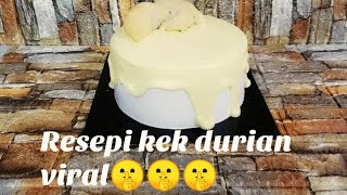 Resepi kek durian viral Resepi senang dan mudah Rasa yang sangat sedap [upl. by Moreno]