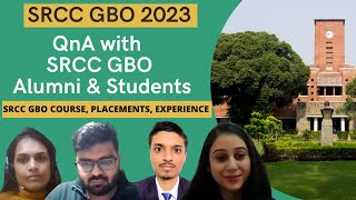 SRCC GBO 2023 ASK US ANYTHING EP 1  SRCC GBO EXAM PREPARATION  SRCC PLACEMENTS  SRCC ADMISSION [upl. by Rhea]