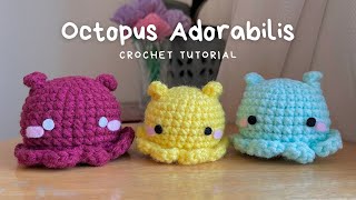 How to Crochet a Flapjack Octopus Easy Amigurumi Animal Step by Step Free Pattern [upl. by Cochran]