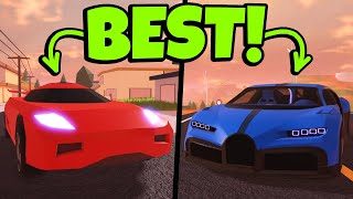 BEST Vehicles in Roblox Jailbreak 2024 [upl. by Sucramel300]